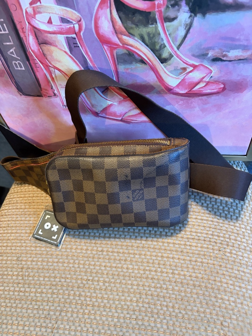 Louis Vuitton Brown Damier Ebene Geronimos Belt Bag